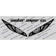 ♞Winker, Decals, Sticker, Winker for Sniper 150, gray