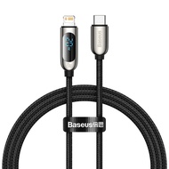 Baseus สาย USB C ถึง Lightning PD 20W สาย USB C จอแสดงผลดิจิตอลสายชาร์จอย่างรวดเร็วสำหรับ iPhone 13 