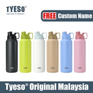 [PERCUMA Custom Nama] TYESO Matte Custom Logo Ukir Nama Tumbler Termos Botol Air Pemegang Tahan Seju