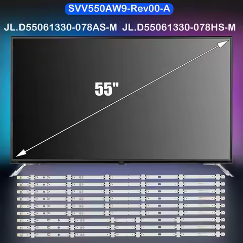 LED Backlight strip For 55T6863DG 55VL3A6 55V5863DAT 55T5863DB 55VL3A63DB 55V6863DAT 55V5B63DT 55VL3