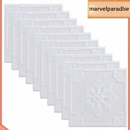 10x 3D Foam Wall Stickers 35 35cm Tile Brick Wall Sticker Self Adhesive Self Sticky Foam Panel Home