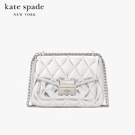 KATE SPADE NEW YORK CAREY METALLIC SMALL FLAP SHOULDER BAG KE395 กระเป๋าสะพายข้าง