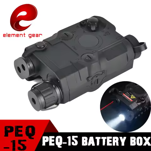 ELEMENT GEAR TACTICAL AN PEQ-15 BATTERY CASE NON FUNCTIONAL PEQ 15 DUMMY BATTERY CASE FOR PICatinny 
