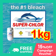 1kg CHLORINE GRANULES for Bleach Antiseptic Whitening Clothes Laundry Cleaning Deep Well Disinfectant Sanitizer Swimming Pool Water Tank Soap 1kg 40kg Bag Drum Liquid Tablet Clorine Calcium Hypochloride Hypochlorite Hypoclorite Zonrox Clorox