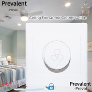 PREVALENT Speed Control Switch Durable Stepless Speed Regulation 86*86mm Rotary Switches