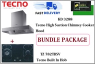 TECNO HOOD AND HOB BUNDLE PACKAGE FOR ( KD 3288 &amp; TZ 782TRSV) / FREE EXPRESS DELIVERY