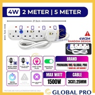 𝐆𝐋𝐎𝐁𝐀𝐋 𝐏𝐑𝐎 Extension Wayar Soket Plug Socket Trailling Socket Plug Extension SIRIM Approved Pemyambu