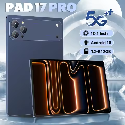 Global Version Tablets Pad 17 Pro Android 15 12GB+512GB 10000mAh Tablet PC WiFi GPS 10.1 inch HD 4K 