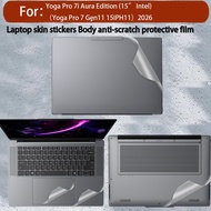 For Lenovo Yoga Pro7i Gen11 15IPH11 Body Film yoga pro15 Aura Laptop Sticker Computer Protective Fil