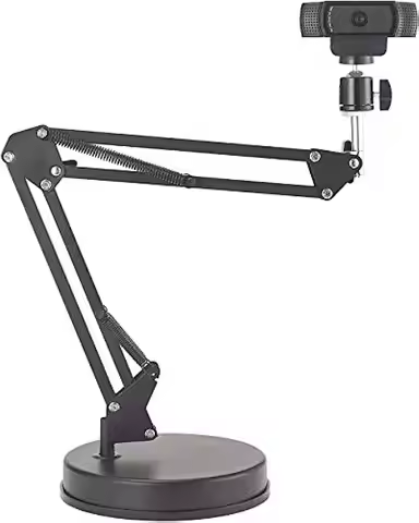 Webcam Stand,Camera Mount 22 inch Suspension Boom Scissor Arm Stand,For Logitech Webcam C925e C922x 