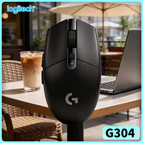Logitech G304 Wireless Mouse LIGHTSPEED Tech 12000 DPI HERO Sensor 1ms Response 9-Month Battery Long