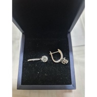 2*1ct Hoop Earrings Lab-grown Diamond, Mossanite with GRA certificate and card