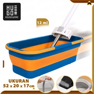 Hugo Houseware Ember Lipat Silicone Plastik Serbaguna Wadah Tempat Baju Kotor Ember Pel Multifungsi