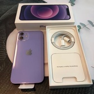 ✨櫃內展示機出清✨非常漂亮🍎 iPhone 12 128紫色🍎電池🔋100%💟店面保固一個月