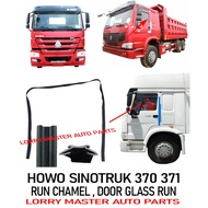 HOWO SINOTRUK 370 371 RUN CHAMEL , DOOR GLASS RUN