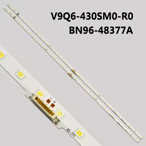Kit 2pcs 38LED LED bar for Samsung 43inch TV GQ43Q60R QE43LS01TAU QN43Q6DRAFXZA QN43Q60RAFXZA QN43Q6