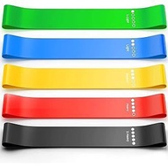 AVA Resistance Band Contents 5 Pcs I Fitness Set Latex Material Rubber Leg Thigh Elastic GYM Workout