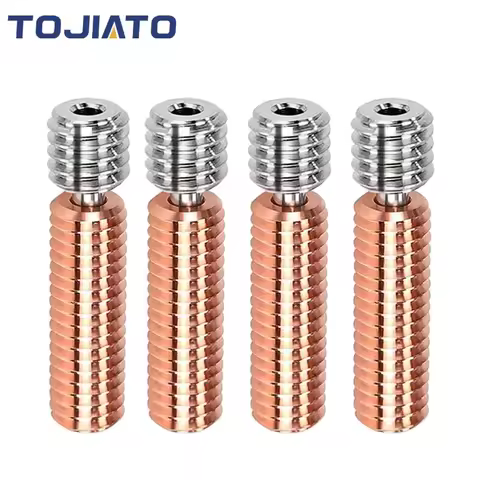 E3D V6 Titanium Alloy Copper Bi-metal Throat Heatbreak Throat For E3D V6 HOTEND Heater Block For CR1