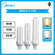 MIDEA PLC BULB 10W/13W/26W 2 PIN TYPE (WARM WHITE / COOL WHITE)