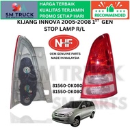 (NHF MALAYSIA) REAR LAMP STOP TAIL LAMP INNOVA GEN 1 2005 2006 2007 2008 NEW OEM IMPORT