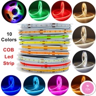 C3S 12V 24V 10m 5m COB LED Strip Red/Yellow/Green/Pink/Blue/Purple/Ice Blue/Warm White/Natural White