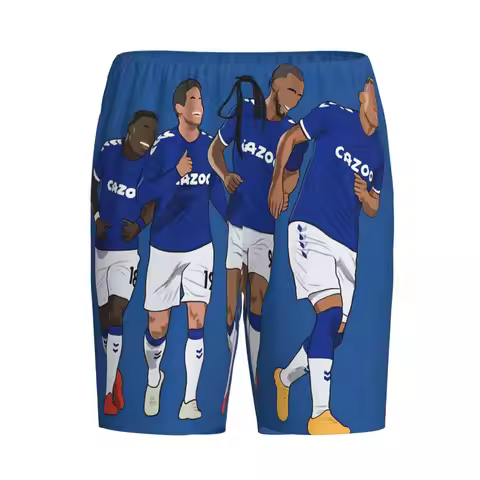 Everton Goal Celebration Richarlison Calvert Lewin Rodriguez Short Sleeping Pants Men Pajama Pants S
