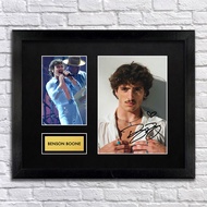 【SG Stock】Benson Boone Signed Autograph Music Wall Art Framed Reprint Canvas Poster Billboard Grammy
