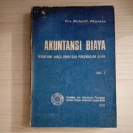 COST ACCOUNTING BOOK FOR A COLLECTION OF STOCK AND COST CONTROL 2ND EDITION BY DRS MULYADI ACCOUNTTA