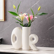 Creative Ceramic Vase Decoration White Simple Light Luxury Art Home Living Room Study Model Room Decorations Home Decoration Decoration Decoration New Room Decoration Living Room Decoration Home Decoration Decoration Home Decoration Decoration Decoration