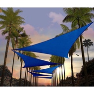 420D Royal Blue Awnings Sunshade Sail Cloth Waterproof Oxford Garden Triangle Sun Shade 98%UV protec