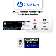 HP 222X High Yield Magenta Original LaserJet Toner Cartridge - for HP LaserJet Pro 3203 3288 MFP 330