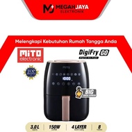 Mito Digital Air Fryer Digifry Go Af2 / Af 2 [3 Liter] (OFFICIAL GUARANTEE)