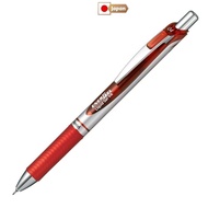 【Direct from Japan】Pentel gel ink ballpoint pen, knock type EnerGel BLN74-B 0.4mm red