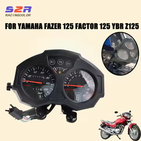 Motorcycle Speedometer Dashboard Gear Meter Gauge Tachometer Odometer Instrument For Yamaha Fazer 12