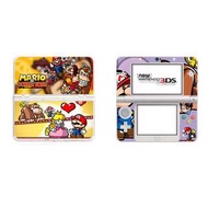 全新 Mario Donkey Kong New Nintendo 3DS 保護貼 有趣貼紙 全包主機4面