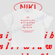 HOT NIKI 3D PUFF - LYRICS BACKBURNER REGULAR/BOXY OVERSIZED T-SHIRT