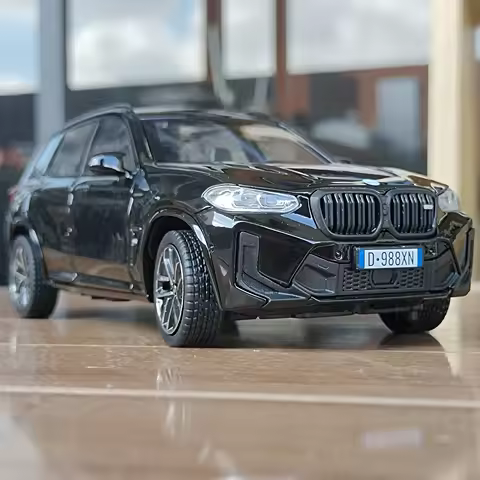 1:32 BMW X3M X3 SUV Alloy Metal Diecast Model Car Auto Parts Store Car Central Control Screen Orname