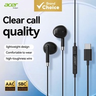 Acer OHR356 Earphones Type-C Wired With Mic Headphones 20Hz-20kHz 3-5mW Power Headsets Earbuds For M