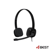 Logitech H151 Stereo Headset - Black H151BLK