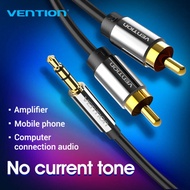 【COD】Vention สายสัญญาณเสียง RCA Cable 3.5 to 2RCA Audio Cable Jack สายสัญญานเสียง 3.5mm Audio Stereo