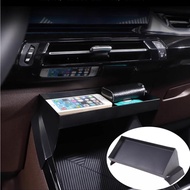 ABS Black Car Center Console Organizer Tray Storage Box Mobile Phone Hoder For BMW X1 IX1 U11 2023-2