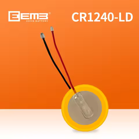 2/4/10PCS LIR1240 rechargeable lithium button battery with wire 3.7V 50mAh hearing aids Bluetooth ea