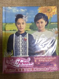 Twins singing in the wonderland 英文兒歌 VCD 第一輯 鍾欣桐 蔡卓妍 已絕版 收藏