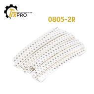 Solder resistor 0805-2R 1% 2.0x1.2mm (Bag of 50)