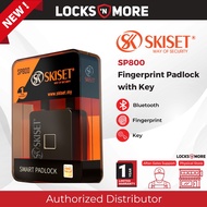 Skiset SP800 Fingerprint Padlock with Key