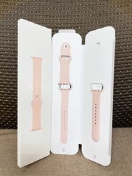 ✨原廠 Apple Watch 矽膠錶帶(40-41mm ）適用）砂粉色（粉紅色）超美！✨✨