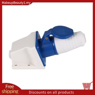 16 Amp 3 Pin Embedded Connection Waterproof Plug Socket