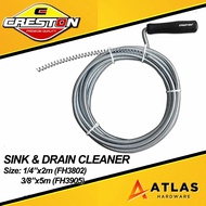 Creston Sink & Drain Cleaner (1/4"x2m, 3/8"x5m) sink drain pipe