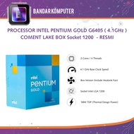 INTEL PENTIUM GOLD G6405 PROCESSOR (4.1GHz) COMENT LAKE BOX Socket 1200 - OFFICIAL