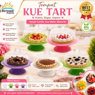 Tart Cake Stand/ Cake Stand + Lid/ Beautiful Cake Stand/ Birthday Cake Stand Plastic Cake Stand